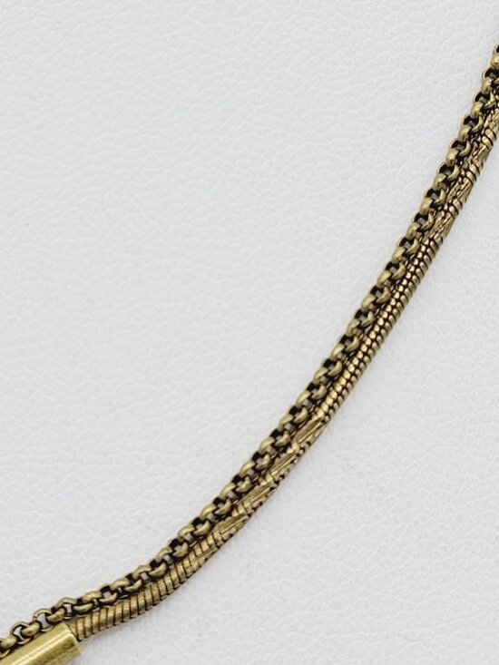 Silpada K & R Brass Basic Concept Necklace 16"-18" Everyday Wear - Picture 3 of 8